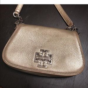 Tory Burch Mini Britten Gold Crossbody